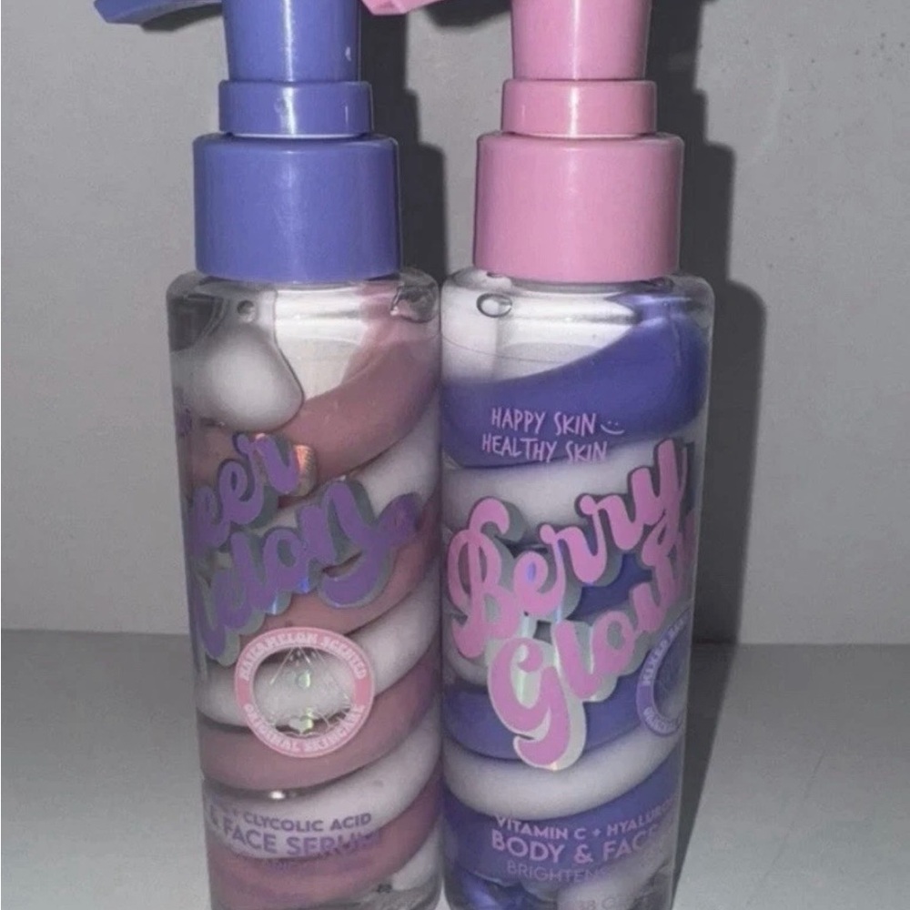 Berry Glowy Body & Face Serum - Pink and Purple
